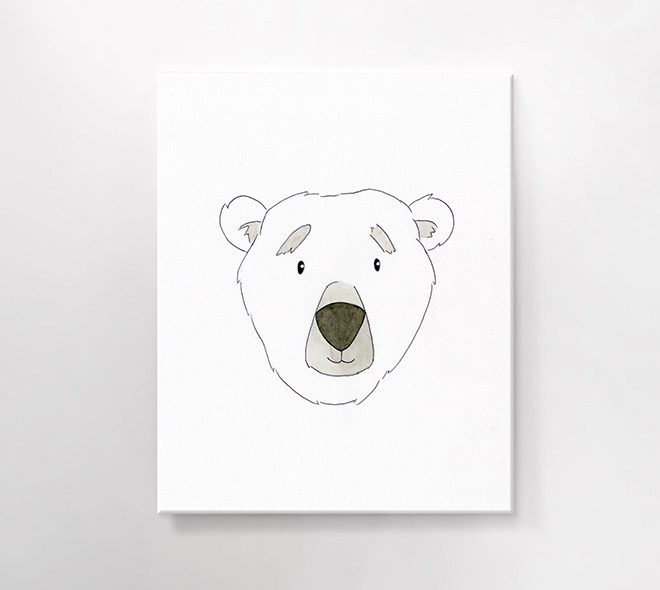 urso polar (tela + grade)