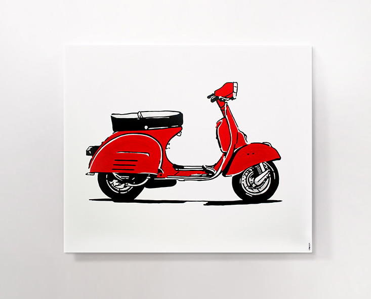 vespa vermelha